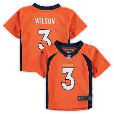 Men's Nike Russell Wilson White Denver Broncos Game Jersey