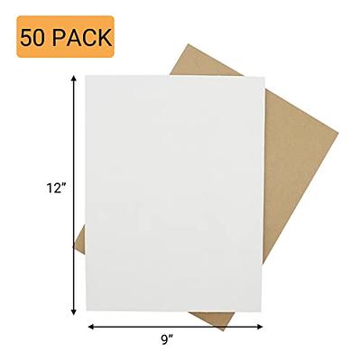 Hacaroa 50 Pack Corrugated Cardboard Sheets 1/8 Thick, 11.8 x