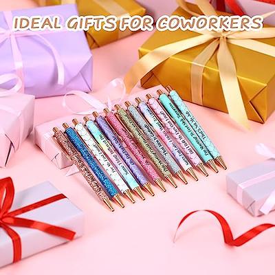 Snarky Funny Office Pens,12 Pcs Negative Sarcastic Hilarious Quotes Work  Ballpoint Pens with Stylus Tip for Colleague Co-workers Gift Black Ink  (Style