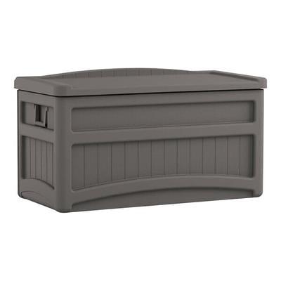 175 Gallon Outdoor Storage Box with Universal Wheels and Zippered