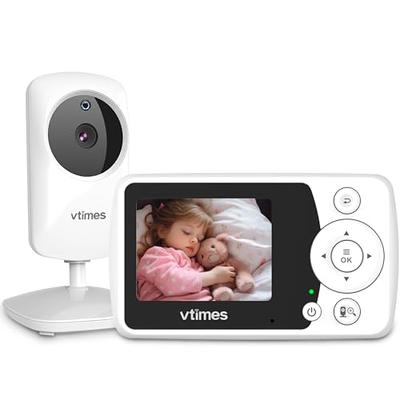 Momcozy Baby Monitor with 2 Cameras 5' 1080P Split Screen Video