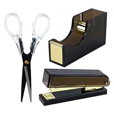 Rose Gold Scissors and Stapler Set - Scissors and Stapler with 1000  Staples, Luxury Set of Rose Gold Office Supplies & Desk Accessories 