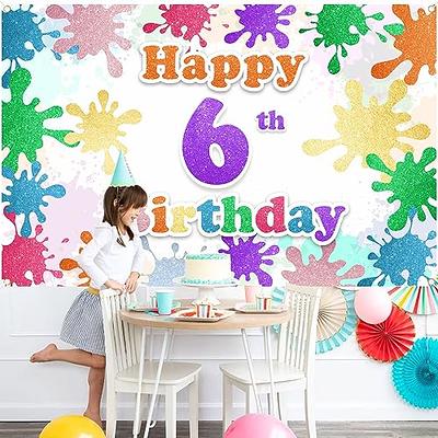 Art Painting Party Decorations Art Birthday Party Banner Art Hanging Swirls  Colorful Paint Themed Decorations for Painter Baby Shower Party Supplies