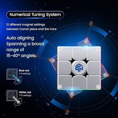 GAN 13 Maglev UV Coated Magnetic 3x3 Speed Cube Stickerless 56mm Magic Cube,  2022 Flagship 