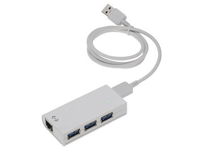 3-Port USB 3.0 Type-A Hub w/ GbE Adapter (507578)