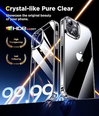 CANSHN Clear Designed for iPhone 11 Pro Max Case, [Military Drop Protection] [Not Yellowing] Shockproof Protective Phone Case with Soft TPU Bumper