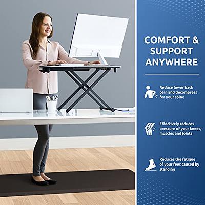 Standing Desk Mat Anti-Fatigue Mat Standing Mat for Standing Desk, Office, Kitchen  Mat Comfort Floor Mat to Relieve Foot, Knee, and Back Pain 