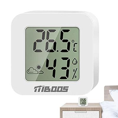 Lcd Digital Clock Thermometer Humidity Meter