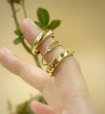 Pura Vida Delicate Stacked Ring - Gold- size 5 – The Silver Lining Jewelry  Boutique