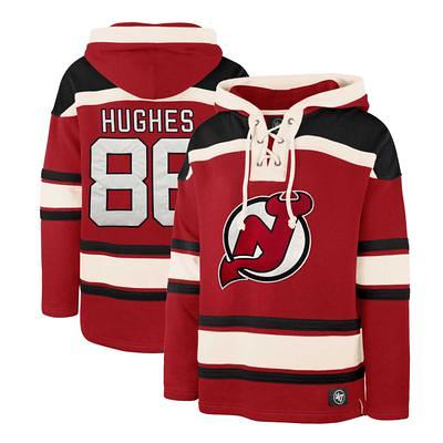 Men's Fanatics Branded Jack Hughes Red New Jersey Devils Breakaway Player  Jersey