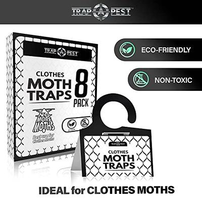 Clothing Moth Traps - 8 Pack - Non Toxic Moth Traps for Clothes with  Pheromone Attractant - Odorless Sticky Traps for Closet, Carpets - Yahoo  Shopping