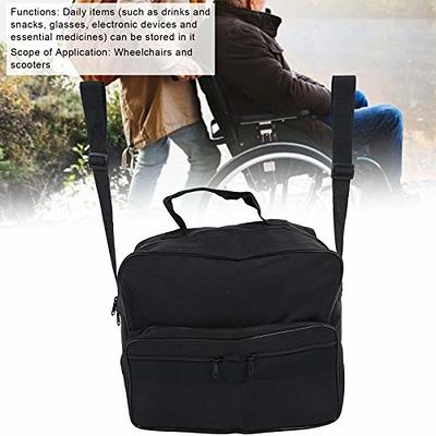 Wheelchair Backpack For Back Of Chair Durable Oxford Hanging Bag Wheelchair  Accessories For Adults Wheel Chair Caddy