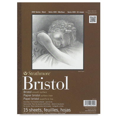 Strathmore Bristol Paper Pad, 400 Series, Smooth, 9 x 12 - Yahoo Shopping