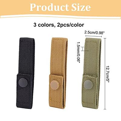 BENECREAT 6 Pack 5 Inch Nylon Molle Strap 3 Colors Black & Yellow & Green  Molle Webbing Straps, Attachment Snap Strap with Hook and Loop Closure -  Yahoo Shopping