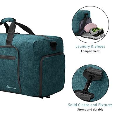 Duffel Bag 115L Packable Duffle Bag w/ Shoes Compartment Travel Bag WaterResistant Duffle Bag