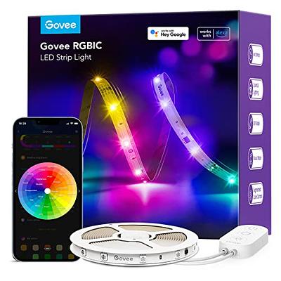 Govee RGBIC Alexa LED Strip Light 16.4ft, Smart WiFi LED Lights