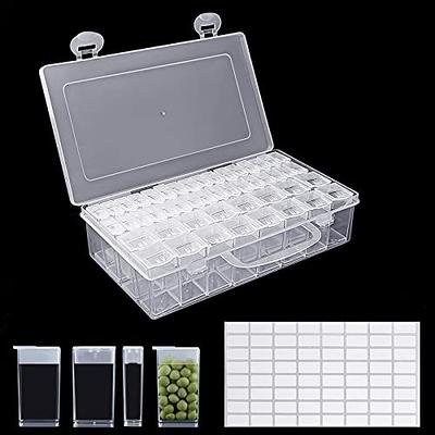 Xbopetda Seed Saving Box, Metal Seed Bin, Seed Storage Organizer Box, Seed  Packet Container with Lid, Seed Envelope Storage Box, 4 Compartments Garden