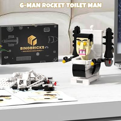 ICEBRICKS Skibidi Toilet Building Toy Set, G-Man Toilet Building Blocks,  Titan Rocket Toilet Man Action Figure, 361pcs Creative Building Bricks  Model, Birthday Gift for Boys and Girls (Paper Manual) - Yahoo Shopping