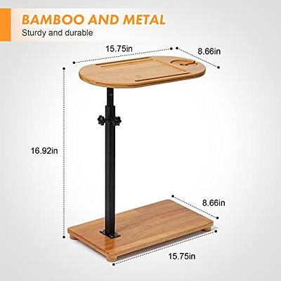 Bamboo Bathtub Tray Table, 15.7 Inch Bath Tray, Bath Caddy Tray