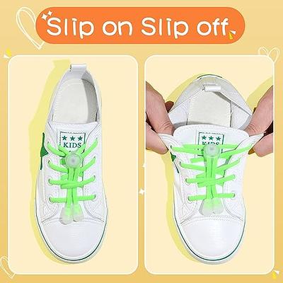 Elastic Shoelaces No-Tie Lacing System for Kids and Adult Shoes, Elastic  Shoe laces for Sneakers