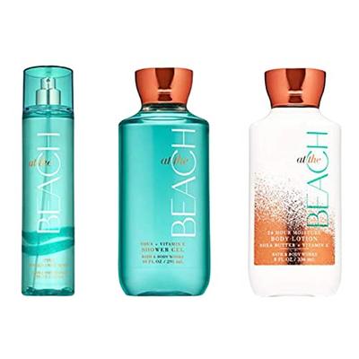 Bath & Body Works - Bright Christmas Morning Trio Gift Set - Fragrance Mist  - Body Lotion and Shower Gel