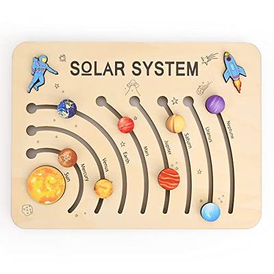 Wooden Solar System Puzzle Toys - 7.75 x 5.82 in Planets Jigsaw Puzzles for  Kids, Space Learning Education Toys, Montessori Astronaut Thinking Training  Puzzle, Educational Great Gifts - Yahoo Shopping