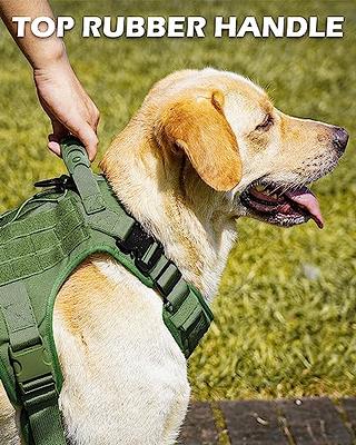OneTigris No Pull Tactical Dog Harness for Medium Large Dog, Mesh Design  Breathable Military Dog Molle Vests with Handles, Service Dog Vest Harness  for Walking Hiking Training (XL, Black) - Yahoo Shopping