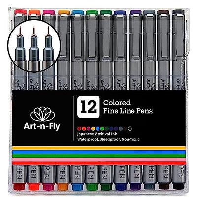 JIHEKJ Pens Gel Black Pens Gel Ink Pen Ballpoint Pens for Bullet Journaling Note Taking Writing Drawing Coloring Japanese Stationery Korea Fine