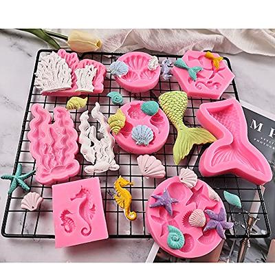 LKDQUTHM Christmas Snowflake Cake Silicone Fondant Molds Snowflake