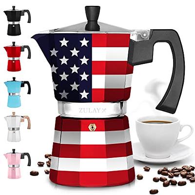 LAOION Cuban Coffee Maker, 6 Cup Electric Espresso Coffee Maker