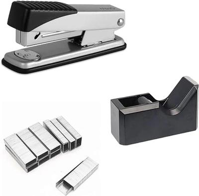 Explish Desk Accessories，Office Supplies Effortless Desktop Stapler, Staple  Remover, Envelope Opener, One Scissors and 1000pcs Staples. - Yahoo Shopping