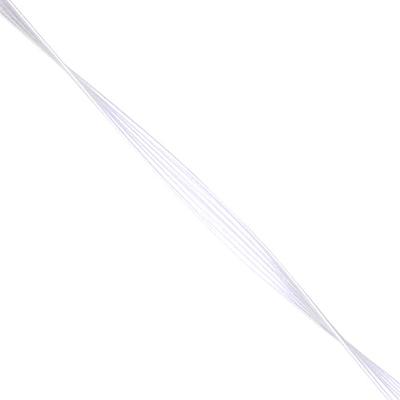 100 yards 1/4 Inch Width Braided Elastic Band White Elastic Cord Heavy  Stretch Flat Soft Knit Elastic