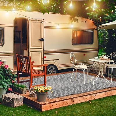 Glamplife eco-friendly RV and camping rugs and accessories