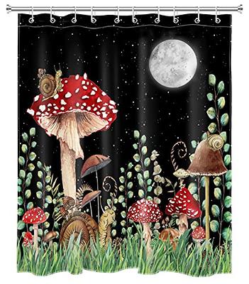 Cute mushroom and frogs in the rain Shower Curtain for Sale by Rihnlin