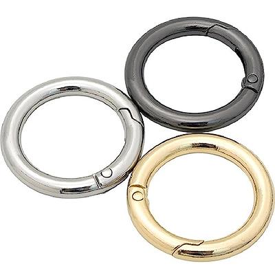 5/10Pcs 20/25mm O Ring Metal Buckles Keychain Spring Hook Buckle