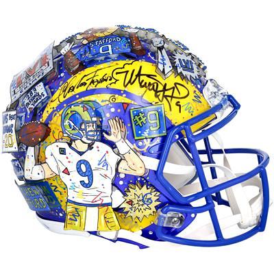 Earl Campbell Houston Oilers Autographed Riddell Mini Helmet - Art by Charles Fazzino XJ05530172