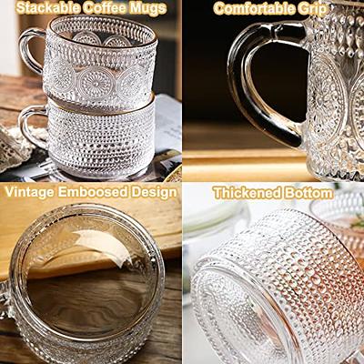 6pcs 16oz Glass Cups With Lids And Straws Clear Glass Cups For Coffee,  Beer, Tea, Wine Glasses Beverage Utensils Durable