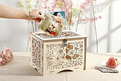 New DIY Rustic Wedding Card Box Wooden Wedding Card Boxes Money