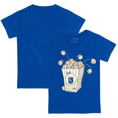 Kansas City Royals Tiny Turnip Girls Toddler Baseball Love Fringe