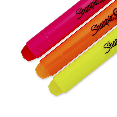  Sharpie 1803277 Gel Highlighter, Assorted Colors, 5 per Set :  Office Products