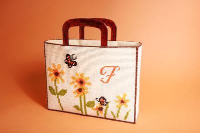 Handle bag Embroidery Monogram