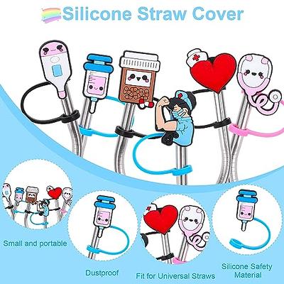 Dripykiaa 10 Pack Straw Cover for Stanley 30&40 Oz Tumbler Nurse Straw  Covers Medical Silicone Straw Tips Reusable Drinking Straw Cap Lids Cap for