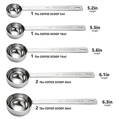 Coffee Spoon Stainless Steel Measuring Spoon 10ml Table Spoon