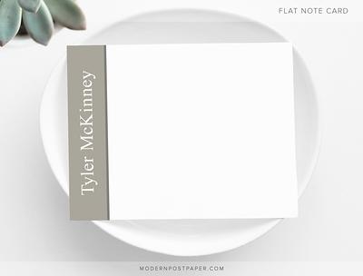 Personalized Professional FLAT CARD Stationery for Men or Women, Formal  Business Stationary Note Cards and Envelopes- PRESTIGE FLAT - Yahoo Shopping