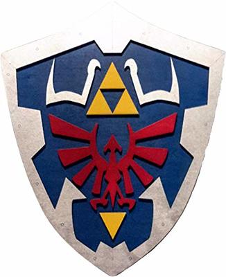 The Legend Of Zelda Shield Triforce Hylian Crest Metal 2 Piece Pin