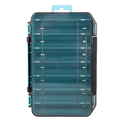 KINGDOM Fishing Box 14 Compartments Fishing Accessories Lure Hook Boxes  Storage Double Sided High Strength Fishing Tackle Box (Large, Blue) - Yahoo  Shopping