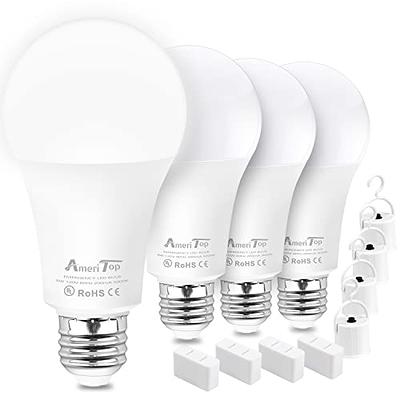 LED Emergency Rechargeable Light Bulbs 15W Equivalent Stay Light