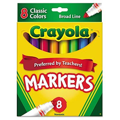 Crayola Washable Marker Set, School Supplies, Gel, Window, Broad Line  Markers, 64ct
