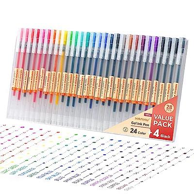 WRITECH Journaling Kit, Gel Ink Pens/Retractable Highlighters/Dual Tip  Brush Pens/Fineliner Pens, Smooth Writing Assorted Colors Journaling  Supplies