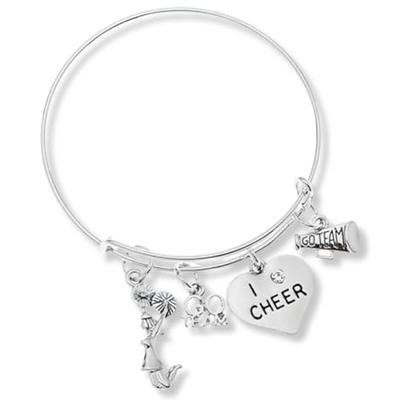 Infinity Collection Cheer Bracelet- Cheerleading Bracelet- Adjustable  Cheerleader Charm Bangle Bracelet- Cheer Jewelry - Gift For Cheerleaders &  Cheer Coaches - Yahoo Shopping
